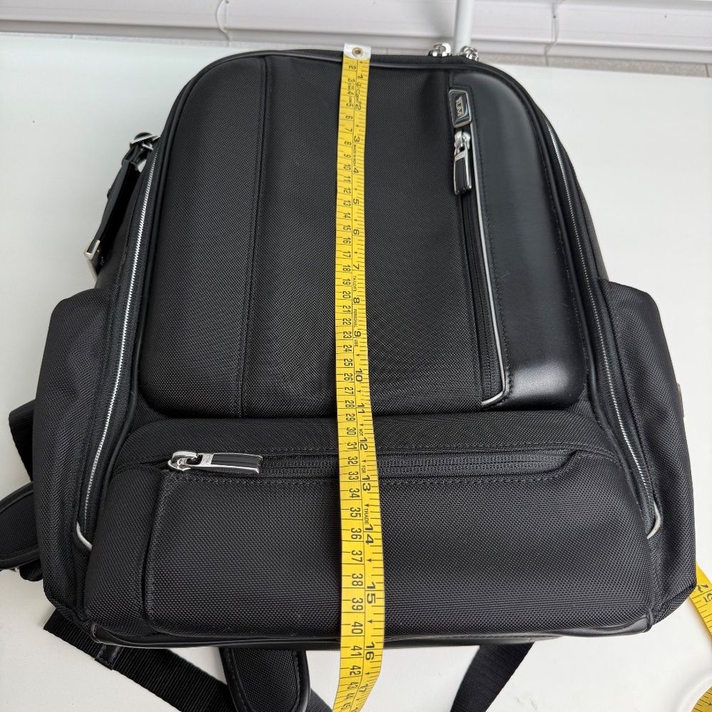 Tumi Mens Black Arrive Travel Grantley Backpack - Picture 15 of 16